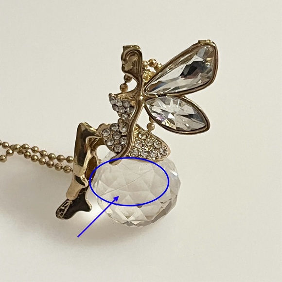 Beautiful Fairy Angle Wing Dancer Suncatcher Charm Pendant Necklace - Picture 10 of 16